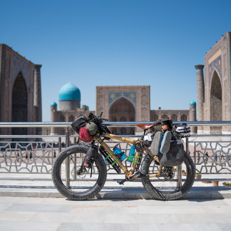 durch den iran mit dem fahrrad route